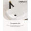 Robinet de lavabo vasque H 12 po avec bonde escamotable Tinian-120842582