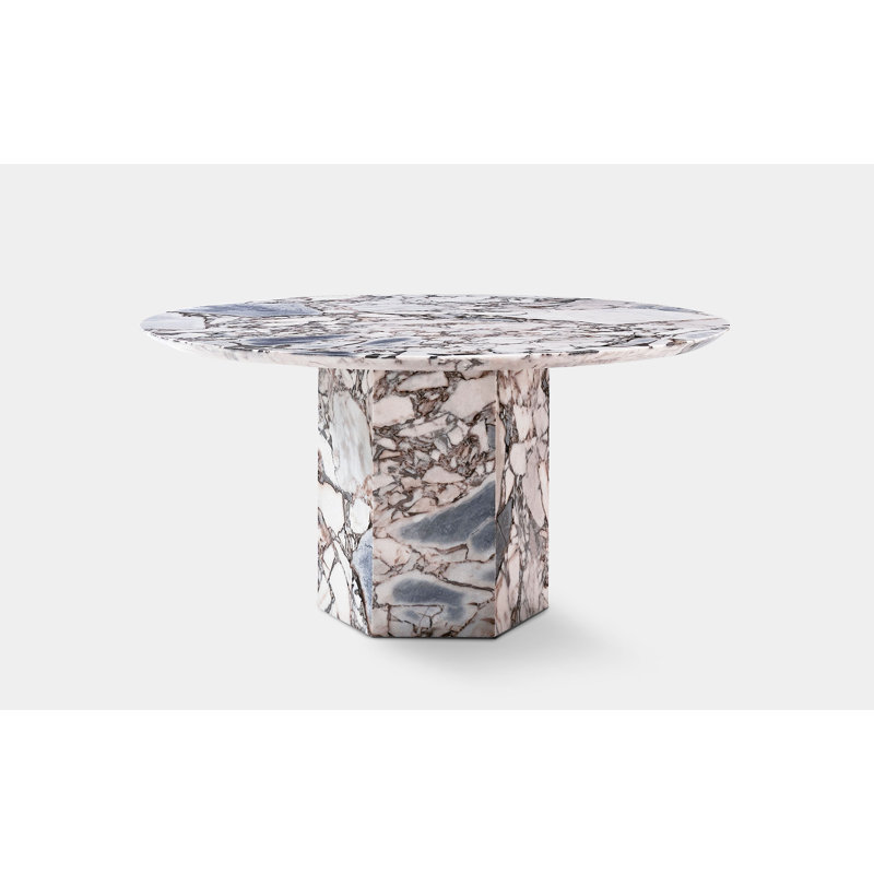 Cemile Round Marble Top Dining Table
