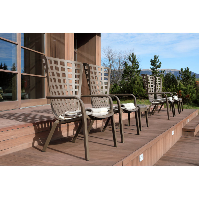 Goeltz Stacking Patio Dining Armchair