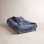Joss & Main Sculpted Stripe Light Blue Bath Towel
