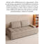 Canapé ajustable en cuir Minimalist Modern-1742240512