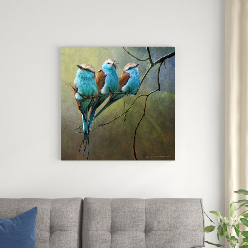 " Rollers " Painting Print, 30" H x 30" W x 1.25" D