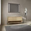 Meuble-lavabo autoportant 60 po en bois d'ingénierie avec 4 portes à fermeture douce