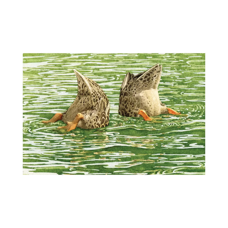 Bottoms Up by Tracy Lizotte - Painting on Canvas, 66.04cm H x 101.6cm W x 1.91cm D, Wrapped Canvas