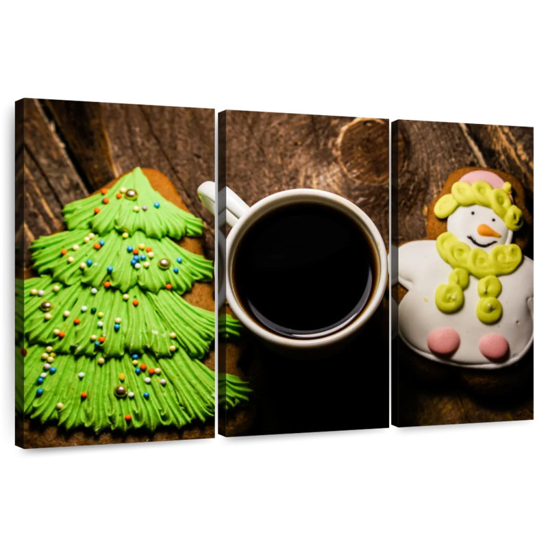 Yarlin Coffee Christmas Treats, 28" H x 45" W