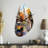 Posselli - Fall Shape Large Yellow Wall Clock - Unique Shape-1326232634