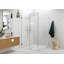 Illume 50 in. x 48.5 in. x 78 in. 90-degree Fully Frameless Wall Hinged Glass Shower Enclosure-1699282959