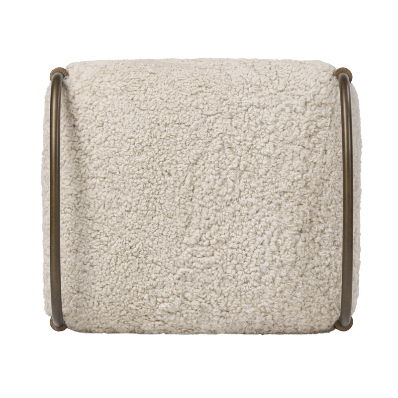 Demi Accent Stool, Beige