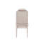 Ensemble de 2 chaises d'appoint capitonnées et chaises d'appoint