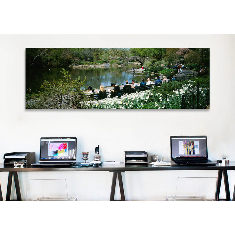 « central park », new york, impression sur toile tendue, H 20 po x l 60 po x P 1,5 po, Toile tendue