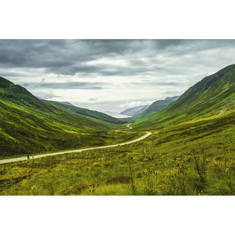 Scottish Highlands Achnasheen by Nachteule - Wrapped Canvas Print, 61cm H x 91cm W