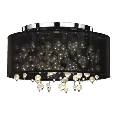 Leal Fabric Flush Mount