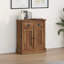 Solid Wood Rectangle Accent Cabinet