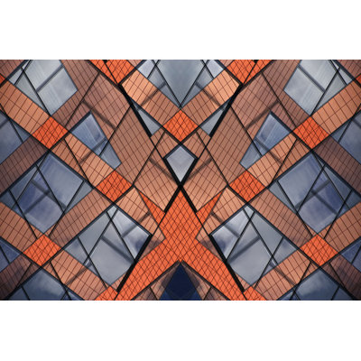 Falan Fragments of City Buildings - Photographie sur toile tendue