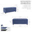Banc de rangement rembourré en tissu Bacca-246911942