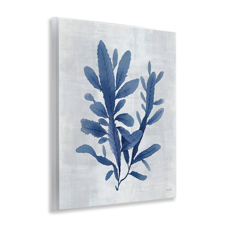Plaque murale Blue Sea Algae, design par Amber Sterling