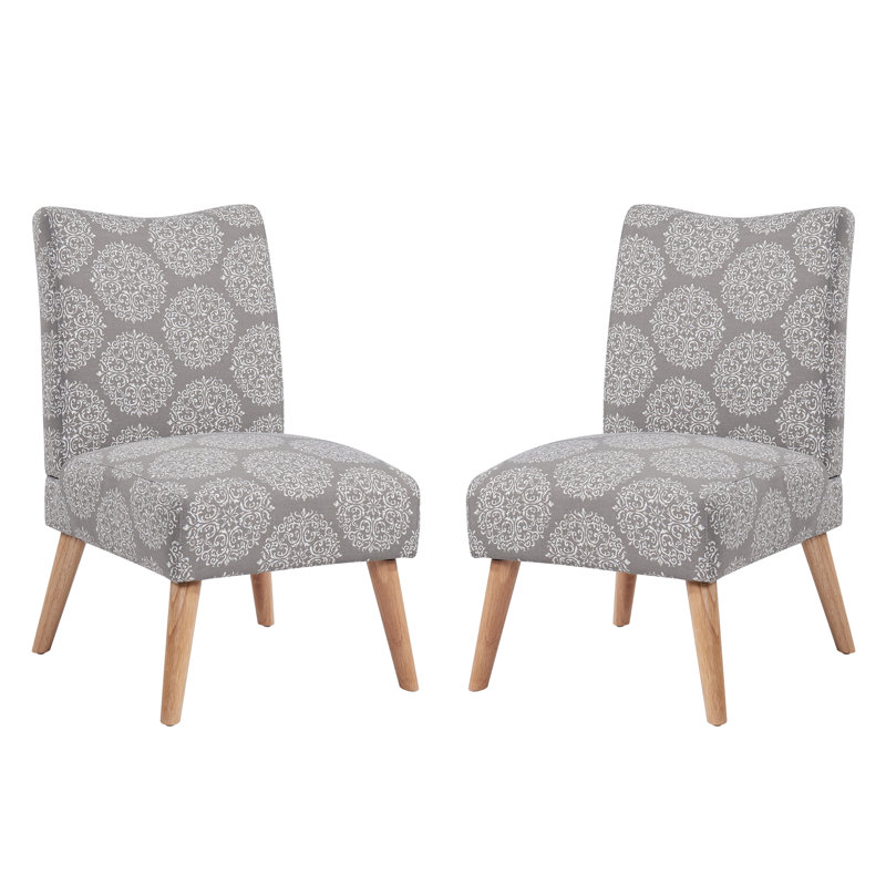 Chaise parsons Jake, Médaillon gris