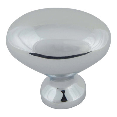 Robin Egg 1 1/4" Length Oval Knob