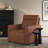 Jaxon Upholstered Power Recliner Chair, Cocoa Faux Leather-410671943