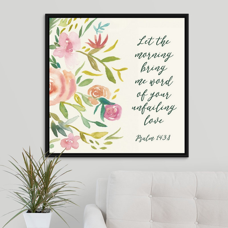 Grace upon grace ii-impression sur toile, H 31,7 po x l 31,7 po x P 1,75 po, Cadre noir