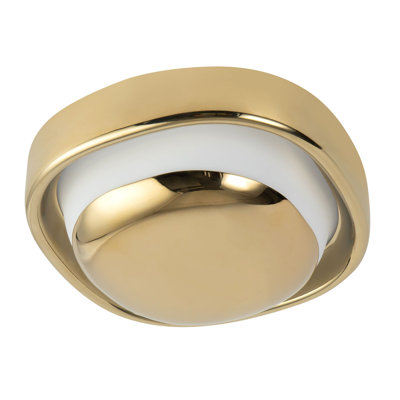 Pebble 8-in Silver dimmable LED Wall Sconce