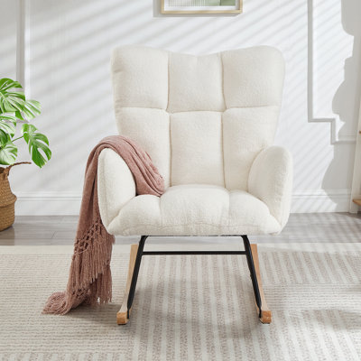Teddy Fabric Rocking Chair
