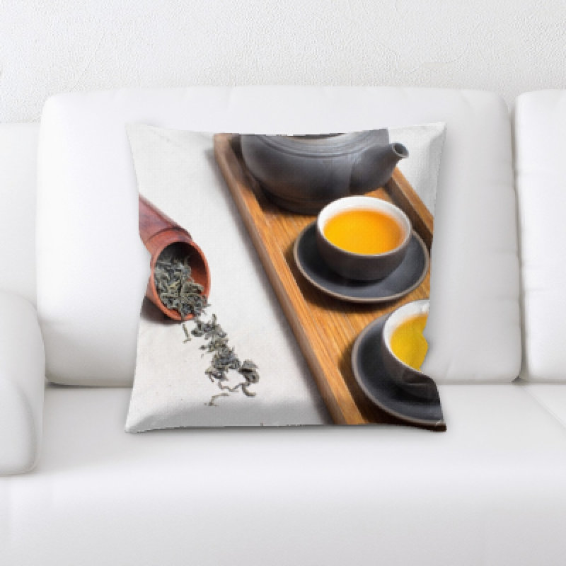 Microsuede Throw Pillow