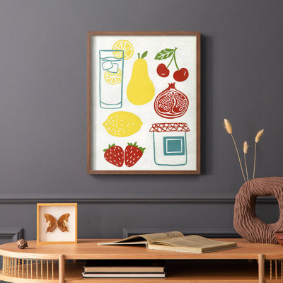 Sunday Picnic Framed Print - Solid Wood