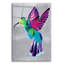 Epic Art «Hummingbird» par Artpoptart, verre acrylique «Hummingbird» par Artpoptart-101613652