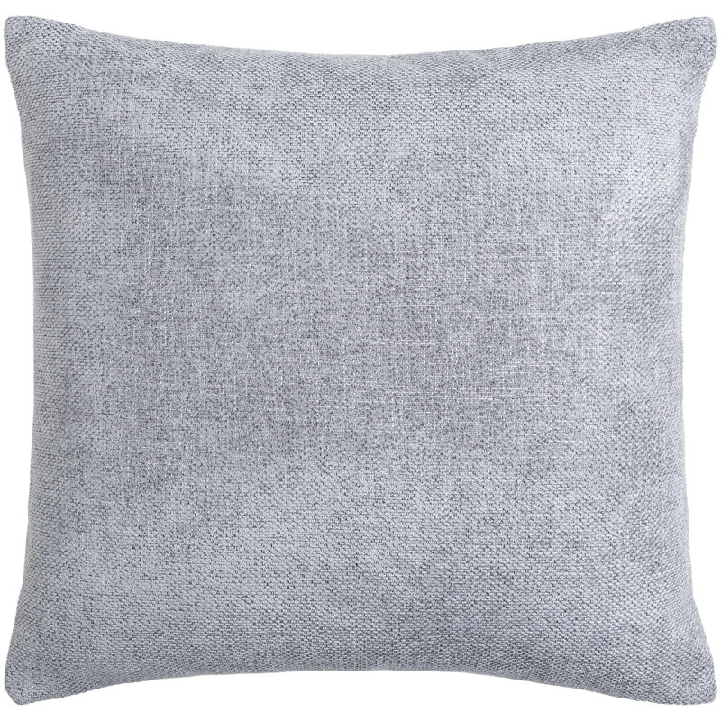Sajani 22" Blue Polyester Square Accent Pillow