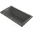 Underscore Rectangle 66'' x 36'' Drop In Whirlpool Acrylic Bathtub with Heater-51704358