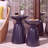 Metal edge table, 2-piece set-847735160
