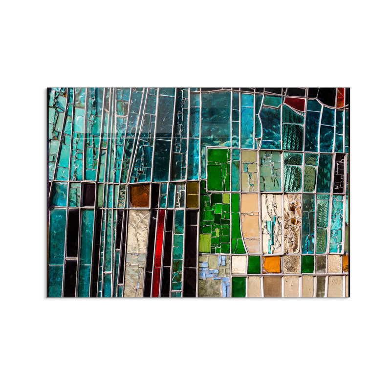 No Frame Painting on Glass, 50 H x 70 W cm