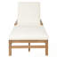 Chaise longue d'extérieur réglable avec coussins épais-1608965371
