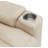 Nairi Ivory Leather Aire Power Motion Recliner with Lift, Heating & Massage Function