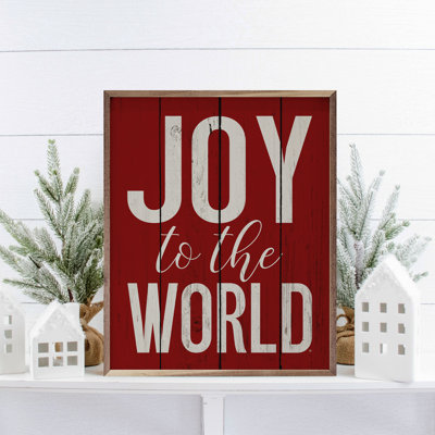 Joy To The World - rouge