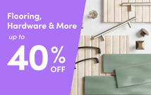 Deals on Flooring, Hardware & More