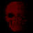 Jacynth " Red Skull Digital Logic Zero And One Number For Virus Security Abstract Vector Design " by Ananaline-385101047