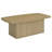 Harolyn Rectangular Pedestal Coffee Table with Woodgrain Finish, Greige