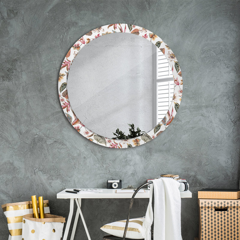 Huldar Glass Flat Wall Mirror
