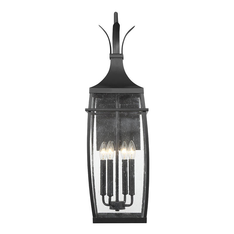 Lanterne murale d'extérieur 4 lumières Montpelier, H 32 po x l 9,5 po x P 9 po, Quatre lumières