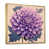 Toile avec cadre flottant or