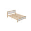 Metal Platform Bed Frame With Upholstered Headboard And Footboard, Heavy Duty Steel Slats Platform Bed, No Box Spring Needed-912214696-906288310