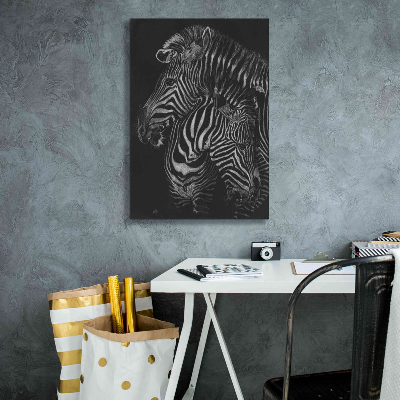 «Duel» par Barbara Keith, impression sur toile tendue