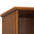 Draper 64"H Solid Wood Mid-Century Modern Wide Bookshelf with Adjustable Shelves and Tapered Legs-1690646453-1647703291