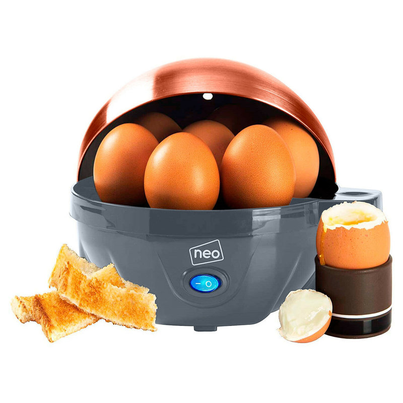 Stainless Steel Egg Poacher, Grey/Copper