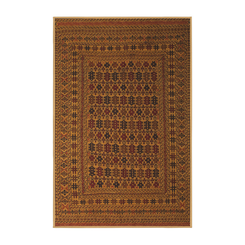 Tapis brun Southwestern, Rectangle 4 pi x 6 pi