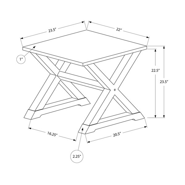Dimensions du produit