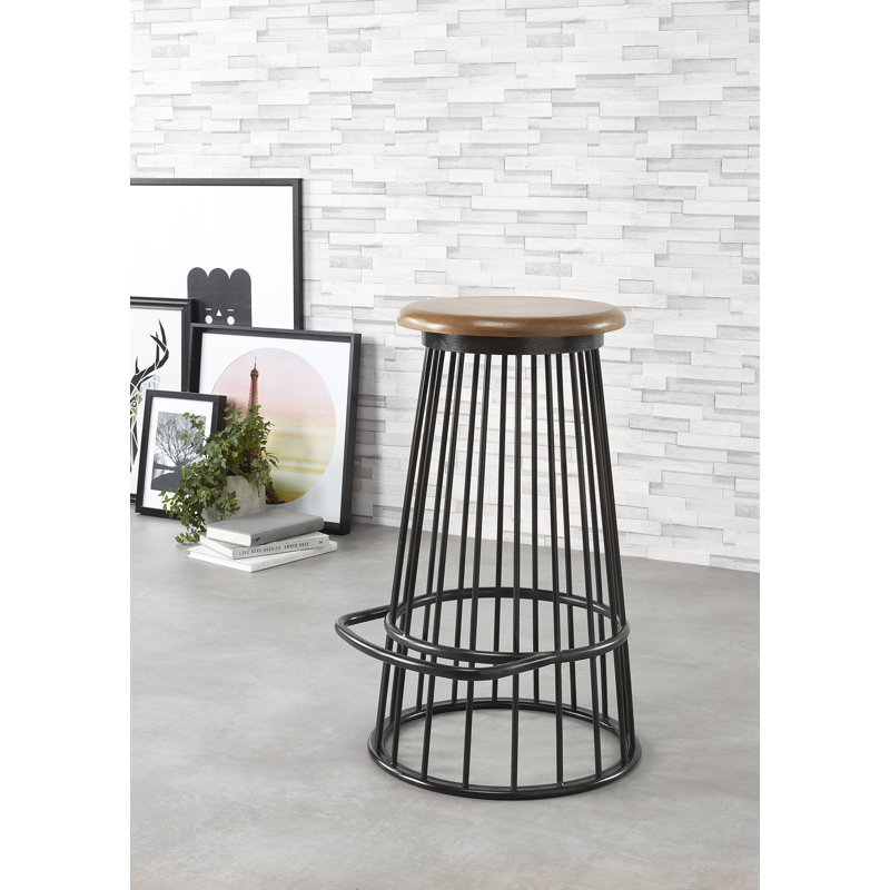 Bret Counter Stool with Metal Frame
