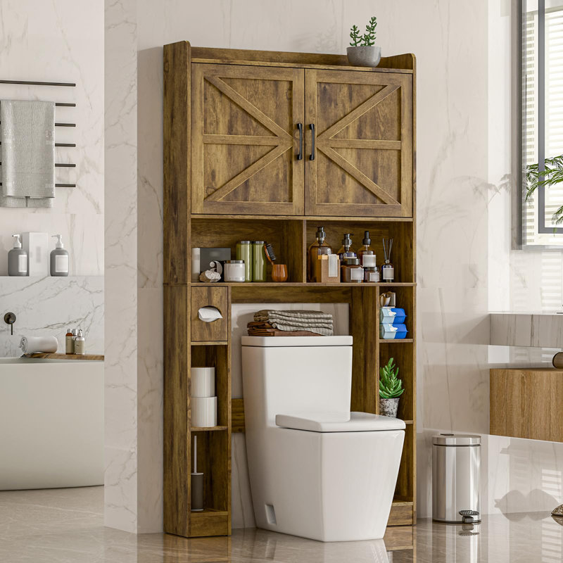 Over The Toilet Storage Cabinet, Brown